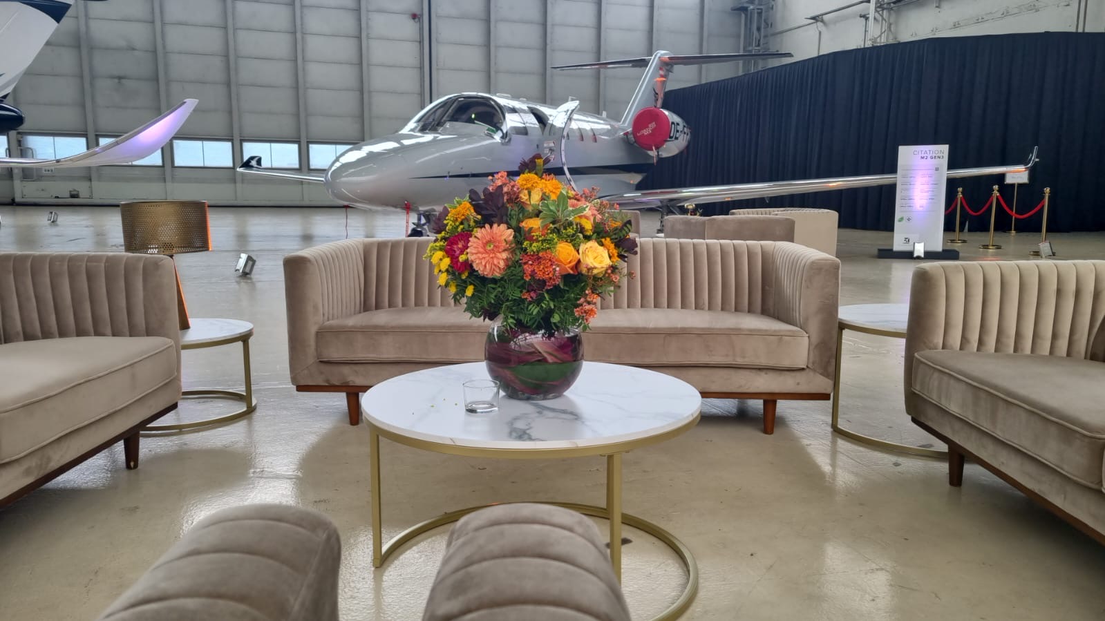 Aviation Hangar Party